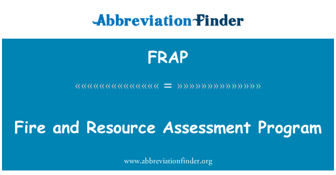 FRAP: Dife ak resous evalyasyon pwogram