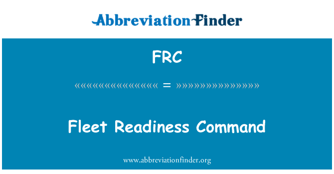 FRC: Flåden Readiness kommando