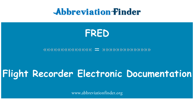 FRED: Titjira Recorder elettroniku dokumentazzjoni