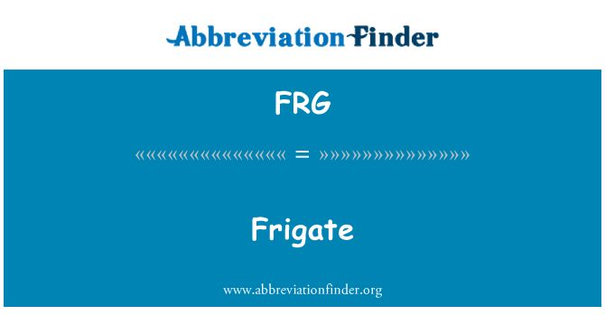 FRG: Fregatt