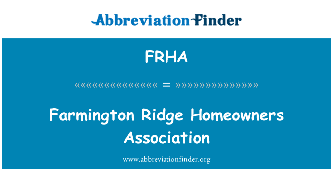 FRHA: Assoċjazzjoni Homeowners-Mellieha Farmington