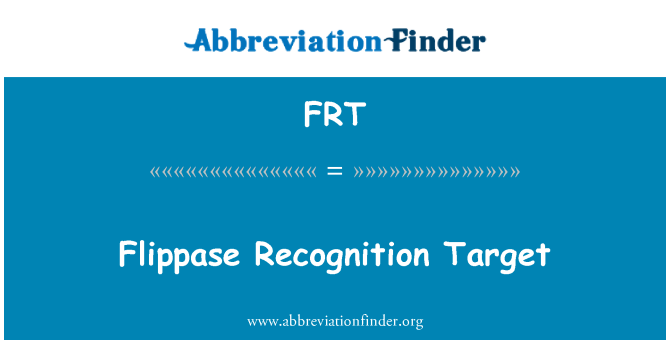 FRT: Flippase reconnaissance cible