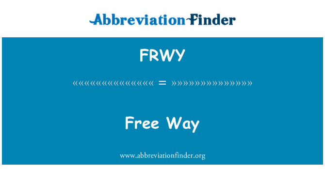 FRWY: Mod liberu