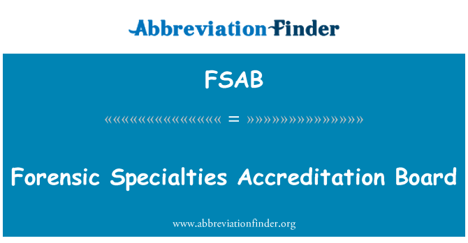 FSAB: คณะกรรมการรับรองความเชี่ยวชาญทางกฎหมาย