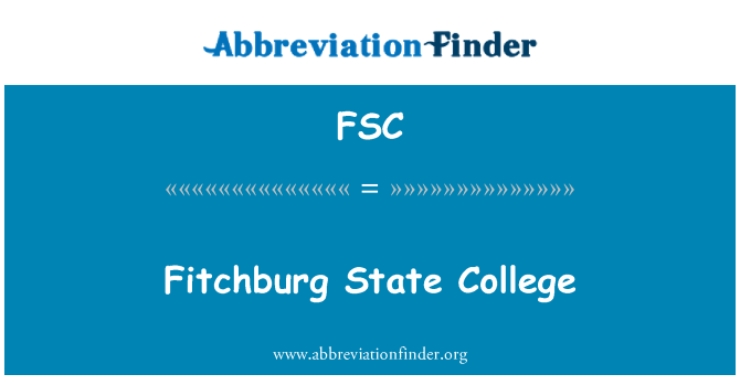 FSC: วิทยาลัยรัฐแมดิสัน