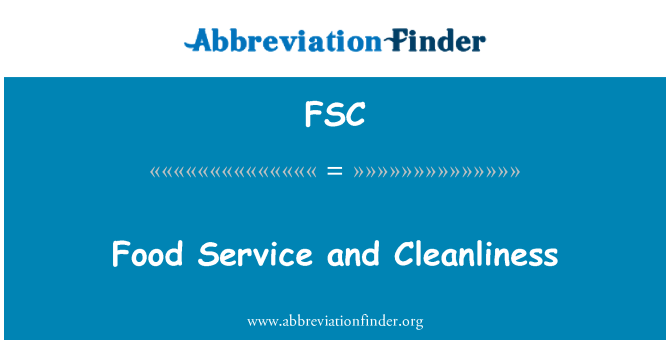 FSC: Anrèg ak sèvis manje