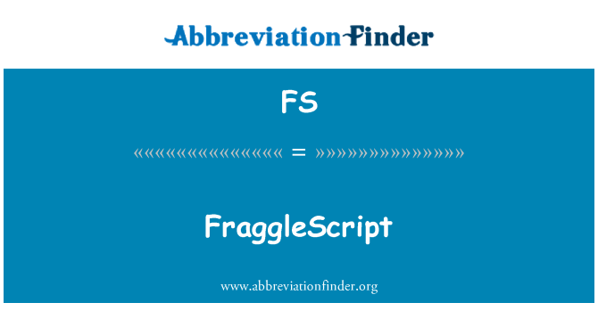 FS: FraggleScript