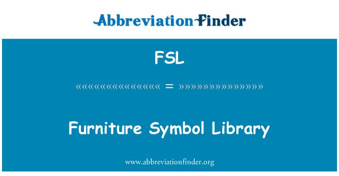 FSL: Mèb senbòl bibliyotèk