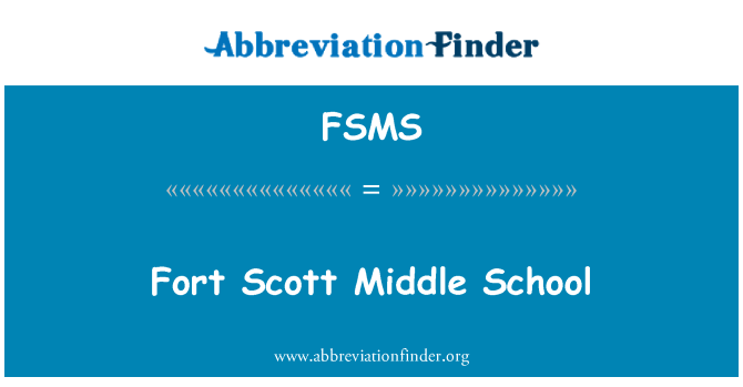 FSMS: Fort Scott Middle School