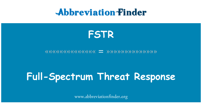 FSTR: Complet-Spectre menas repons