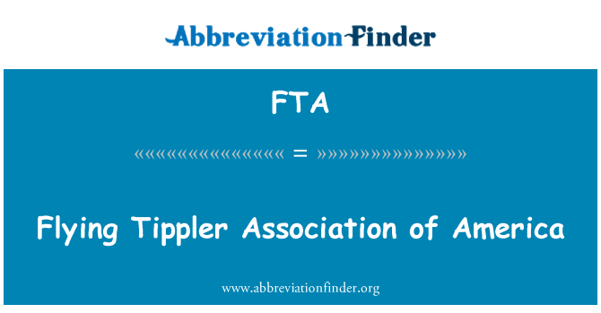 FTA: Flying Tippler Association of America