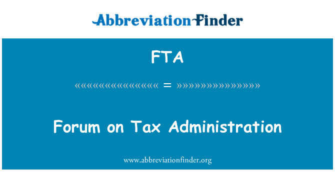 FTA: Forum dwar l-amministrazzjoni tat-taxxa