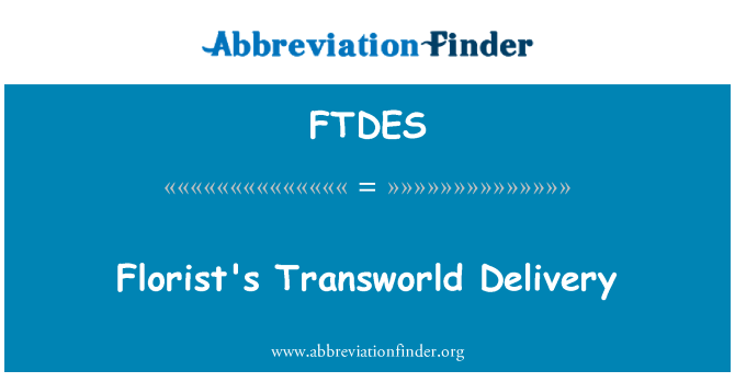 FTDES: Florist Transworld pengiriman