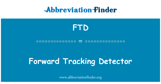 FTD: 轉發跟蹤探測器
