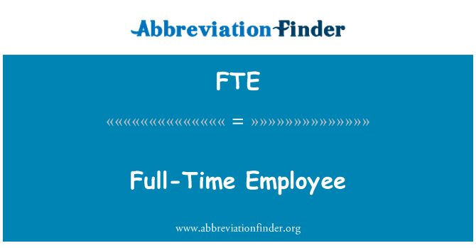 FTE: עובדים במשרה מלאה