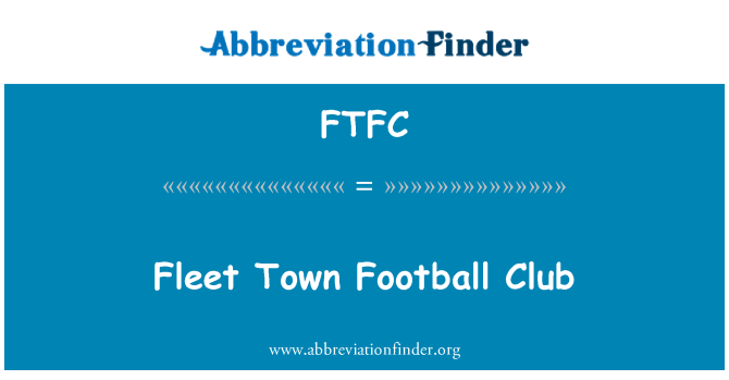 FTFC: Fleet Town fotbalový klub