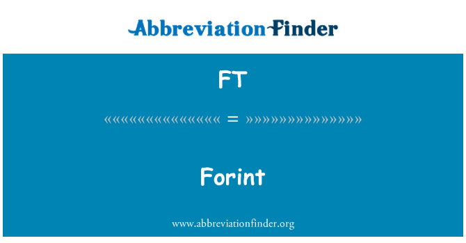 FT: Forint