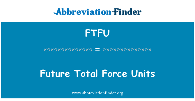 FTFU: Inite pwochen total de fòs yo