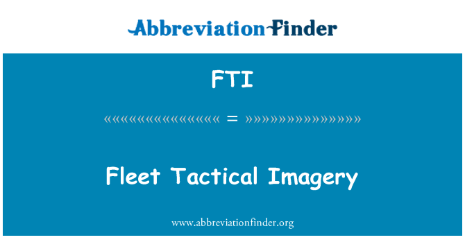 FTI: Flotta Tactical Imagery