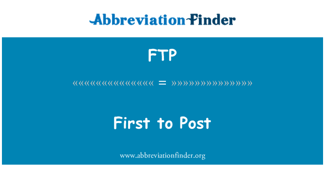 FTP: Prvi post