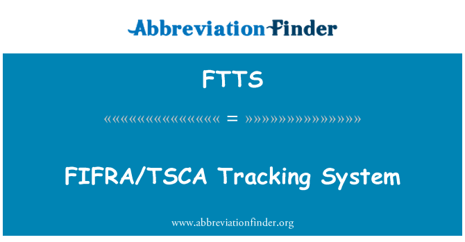 FTTS: Systém FIFRA/TSCA sledování