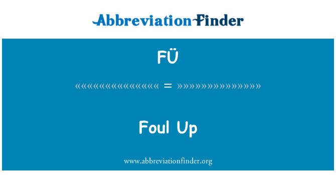 FÜ: Faul