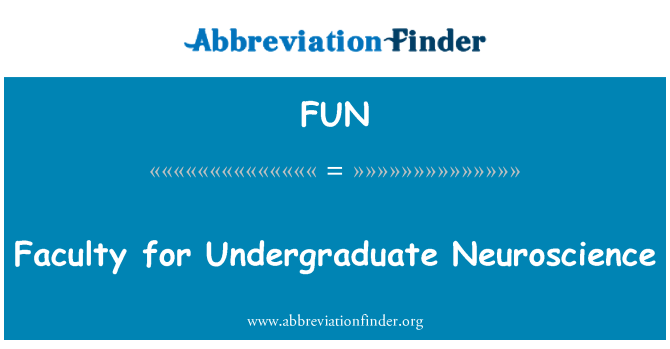 FUN: संकाय स्नातक तंत्रिका विज्ञान के लिए