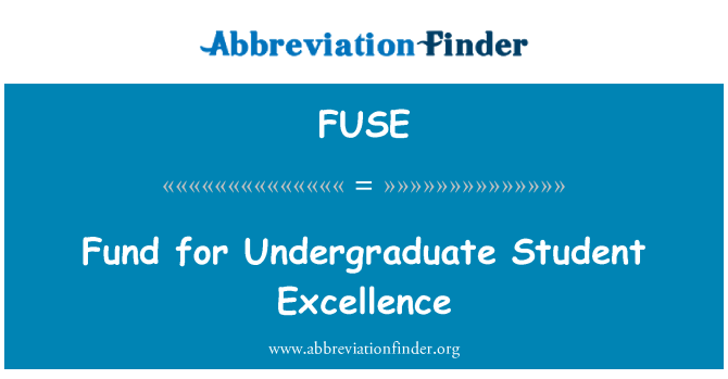 FUSE: Fond pro vynikající studentka
