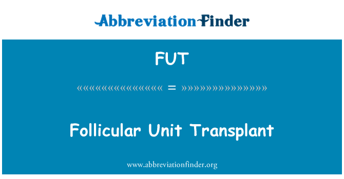 FUT: Follicular unità Transplant