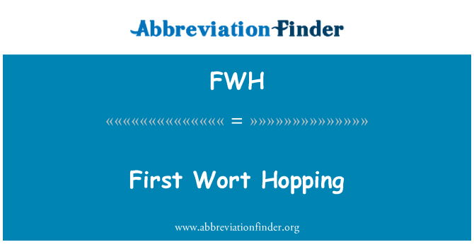 FWH: İlk Wort atlamalı