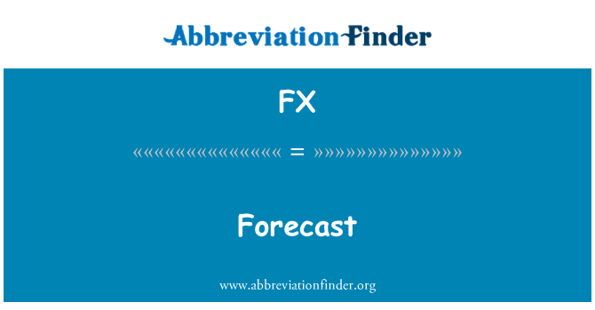 FX: תחזית