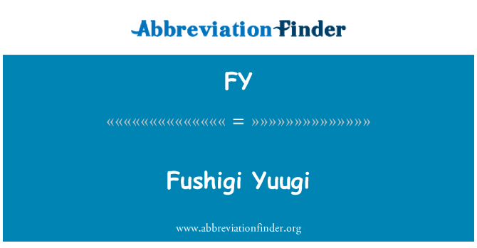 FY: Fushigi Yuugi