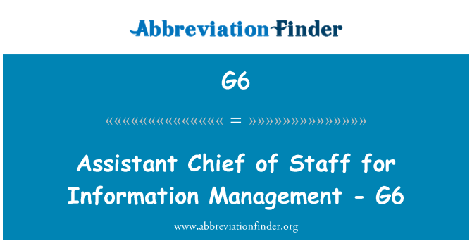 G6: Asistan chèf staf pou enfòmasyon Gestion - G6