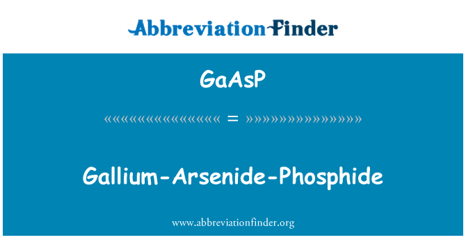 GaAsP: Galyòm Arsenide D'