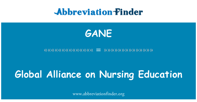 GANE: Alliance mondiale sur l'enseignement des sciences infirmières