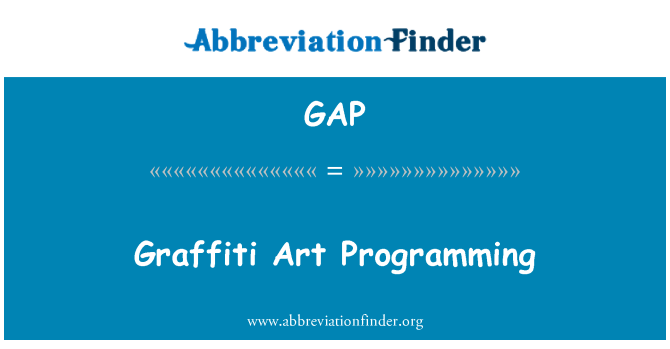GAP: Graffiti Art Programming