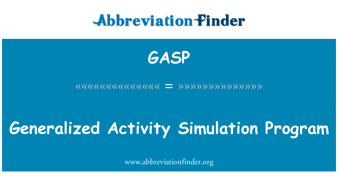 GASP: Aktivite jeneralize Simulation pwogram