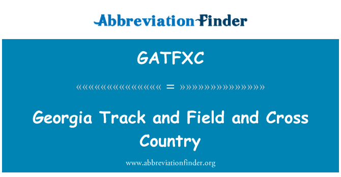 GATFXC: Georgia Track u qasam u pajjiż Salib