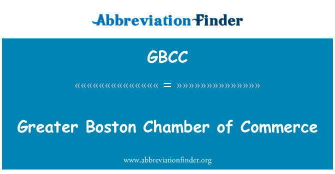 GBCC: Daha Boston ticaret odası