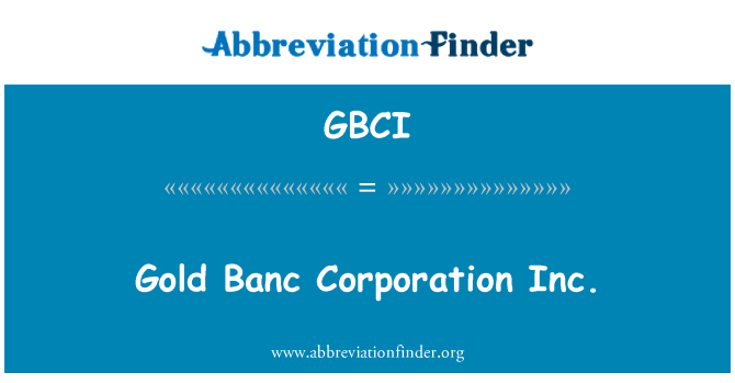 GBCI: Emas Banc Corporation Inc