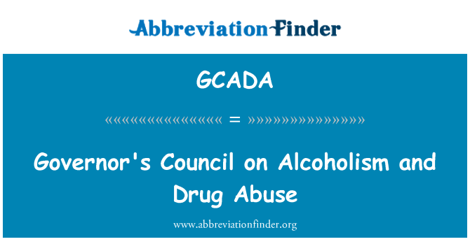 GCADA: 總督的理事會關於酗酒和藥物濫用