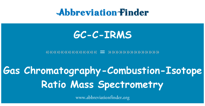 GC-C-IRMS: Spectrométrie mas gaz en Combustion zotòp rapò