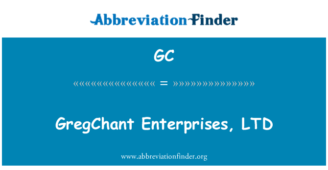 GC: GregChant 企業有限公司