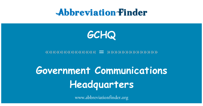 GCHQ: Vládní ústředí komunikací