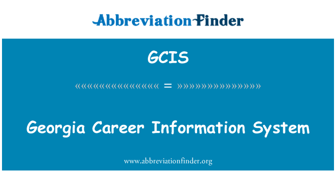 GCIS: Georgien-Career-Informations-System