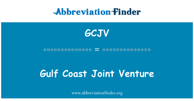 GCJV: מיזם משותף בחוף המזרחי