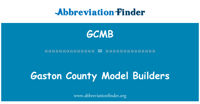 GCMB: Gaston eta modèl bòs mason