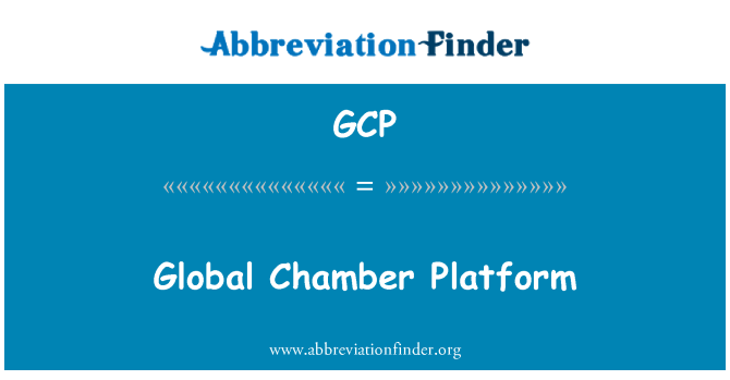 GCP: Globala kammare plattform