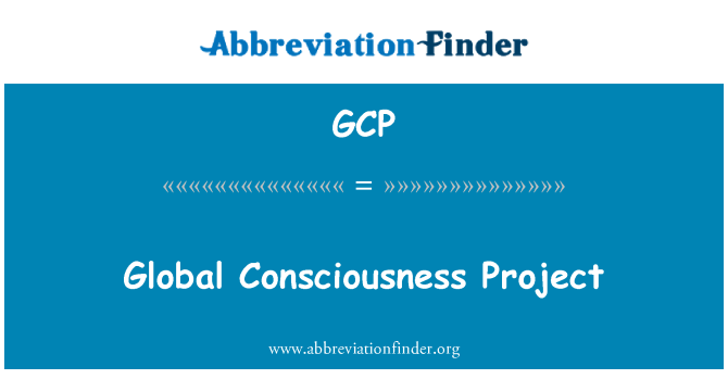GCP: Projekt globálne vedomie