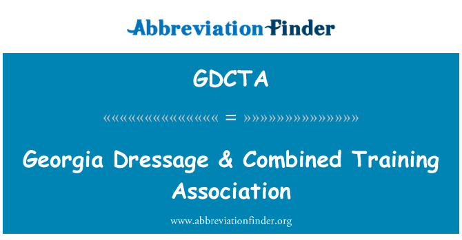 GDCTA: 조지아 조 마 & 결합된 훈련 협회